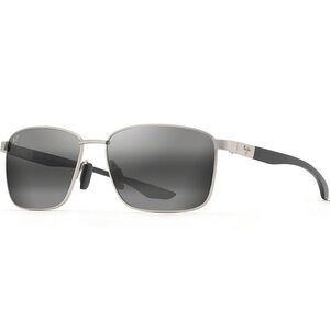 Maui Jim sunglasses men’s silver and black Ka’ ala